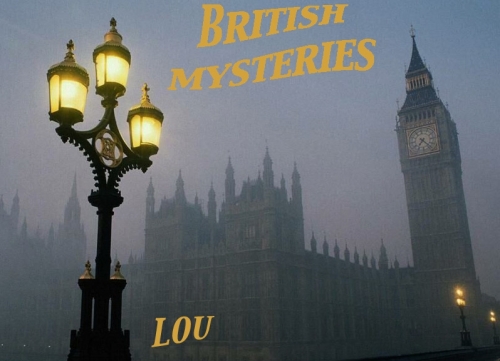 logo, British Mysteries Month, Lou