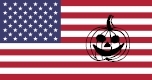 drapeau américain, Halloween