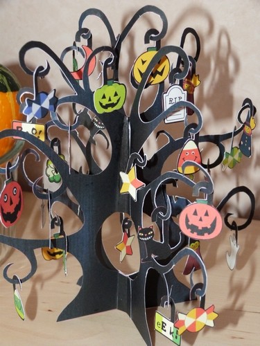Halloween, loisirs créatifs, arbre d'halloween,