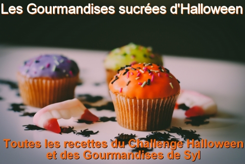 recettes d'halloween,le challenge halloween,halloween,desserts,biscuits,cookies,gâteaux, Gourmandises sucrées