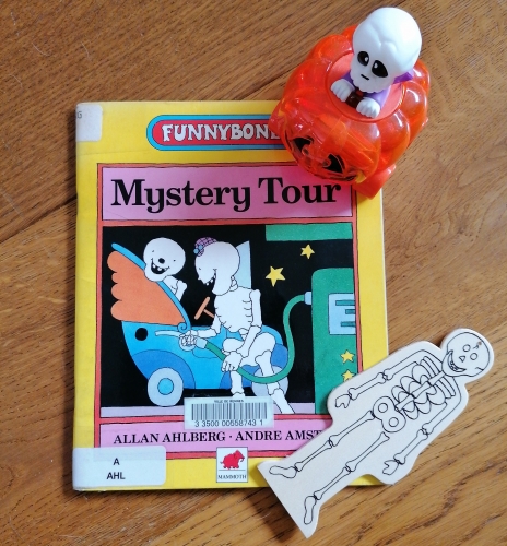 funnybonnes,mystery tour,allan ahlberg,andre amstuts,album,squelettes,le challenge halloween 2020