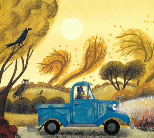little blue truck's halloween,alice schertle,jill mcelmury,album,littérature jeunesse