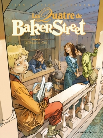 Les Quatre de Baker Street, L'homme du Yard, tome 6, BD, Djian, Etien, Legrand, Vents d'ouest, Challenge British Mysteries, la bd de la semaine