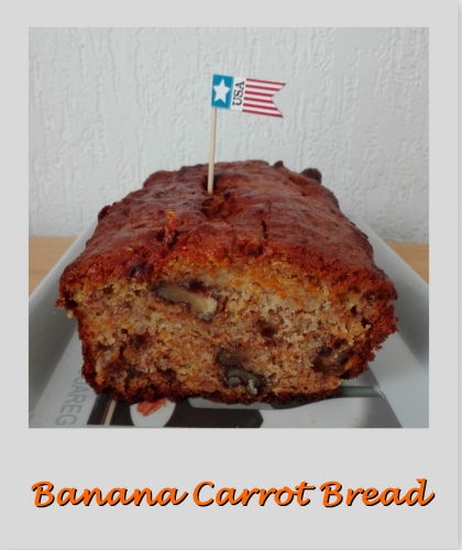 banana bread,banana carrot bread,recette américaine,les gourmandises de syl