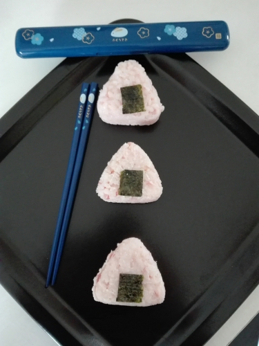 onigiri,jambon,cuisine japonaise,gourmandises de syl